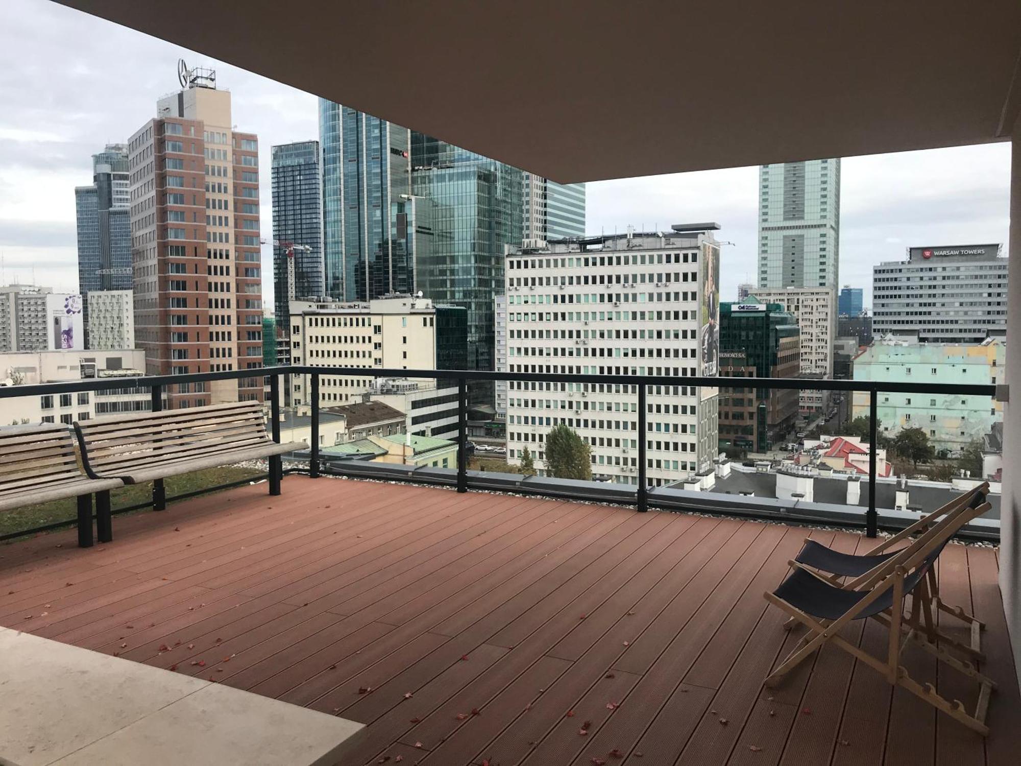 Sienna 65 - Taras Na Dachu Z Panorama 360 Na Warszawe -Roof Terrace With A Beautiful View - Prywatny Balkon - Private Balcony - Better Rental Warszawa Exteriör bild